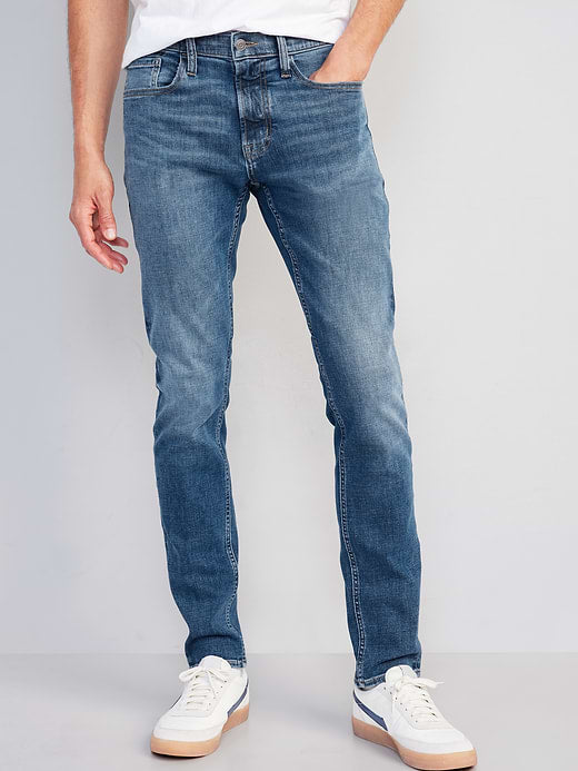 Slim 360° Tech Stretch Performance Jeans - Faded Medium