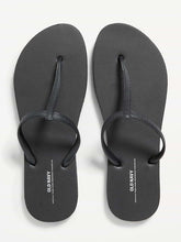 T-Strap Sandals (Partially Plant-Based) - Black Jack