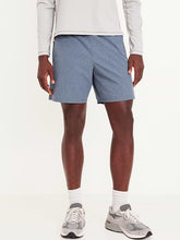 Lined Essential Woven Workout Shorts -- 7-inch inseam - Wintry Waters