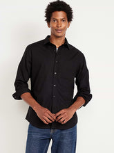 Slim Fit Everyday Shirt - Black Jack