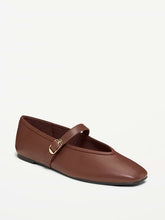 Mary Jane Ballet Flats for Women - Espresso