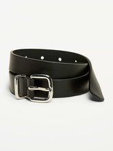Classic Faux-Leather Belt - Black Jack