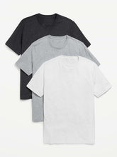 Solid Crew-Neck T-Shirt 3-Pack - Heather Greay On