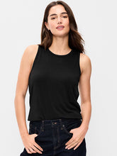 Luxe Sleeveless Top - Light Black Heather