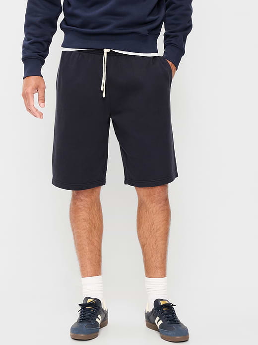 Rotation Baggy Fleece Shorts -- 10-inch inseam - Moire Navy