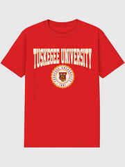 Tuskegee University Collegiate Graphic T-Shirt for Men - Red