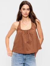 Sleeveless Trapeze Tank Top - Coco de mer