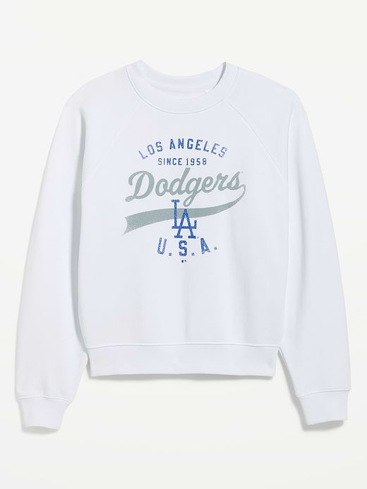 Los Angeles Dodgers Raglan Sweatshirt for Women - Los Angeles Dodgers