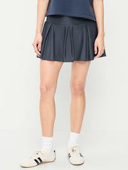Extra High-Waisted Drop-Waist PowerSoft Skort - Dusk Navy