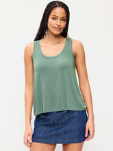 Luxe Scoop-Neck Tank Top - Dried Herb