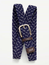 Braided Belt for Men - Blue Multi