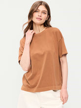 Vintage Crew-Neck T-Shirt - Soft Bronze