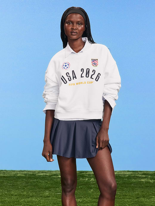FIFA World Cup 26™ USA Oversized Graphic Sweatshirt for Women - Calla Lily