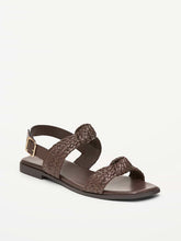 Raffia Sandals for Women - Chocolate