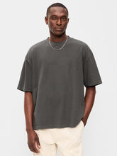 Oversized Heavyweight Garment-Washed T-Shirt - Panthers