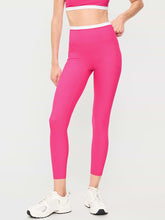 Extra-High Waisted PowerSoft Boundless 7/8 Pocket Leggings – No Front Seam - Dragonfruit
