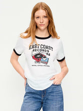 EveryWear Crew-Neck T-Shirt - White Lilies