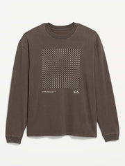 Lived-In Pro Long-Sleeve Graphic T-Shirt - Glacial Stone