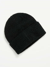 Ribbed Beanie for Women - Black Jack