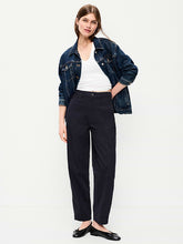High-Waisted OGC Chino Tapered Straight Pants - Navy Captain