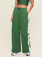 High-Waisted TrekTech Lightweight Woven Active Pants - Field Of Greens