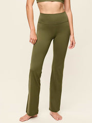High-Waisted StudioSmooth Flare Leggings - Hearthwood