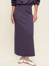 High-Waisted Bounce Fleece Maxi Skirt - Nebula