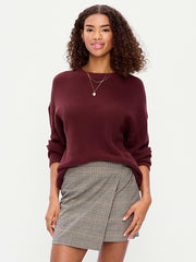 Seaside Cotton Shaker Oversized Tunic Sweater - Reddy Or Not
