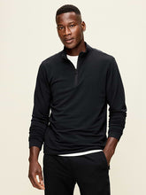 Recharge Knit Quarter-Zip Pullover - Black