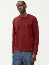 Long-Sleeve Slub Knit T-Shirt - Emberglow