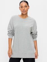 SoComfy Relaxed Tunic Sweatshirt - Heather Gray
