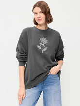 SoComfy Oversized Crew-Neck Sweatshirt - Stainless Steel