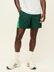 Loose Color-Block Shorts -- 5-inch inseam - Plant Life
