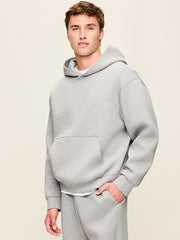 Bounce Fleece Oversized Pullover Hoodie - Heather Gray