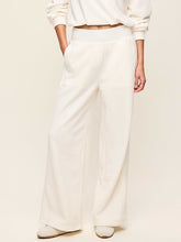 Extra High-Waisted Performance Fleece Wide-Leg Sweatpants - Sea Salt