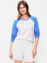 EveryWear Long-Sleeve Raglan Baseball T-Shirt - Cloisonne