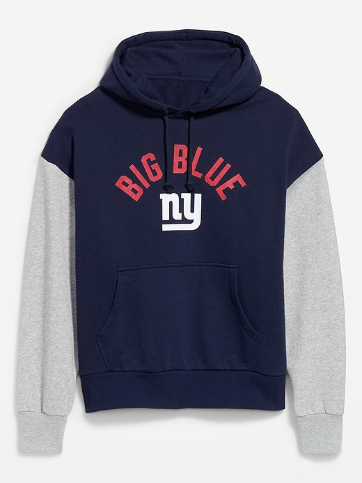 New York Giants Oversized Pullover Hoodie for Adults - New York Giants