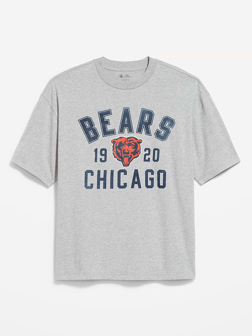 Chicago Bears Oversized Graphic T-Shirt for Men - Chicago Bears