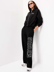 Pittsburgh Steelers Oversized Fleece Bomber Jacket for Women - Pittsburgh Steelers