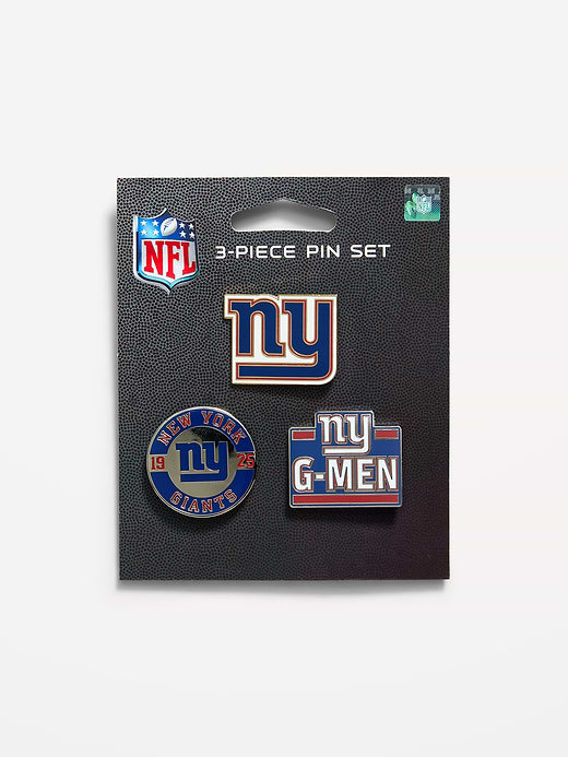 WinCraft® New York Giants 3-Pack Collector Enamel Pins - New York Giants