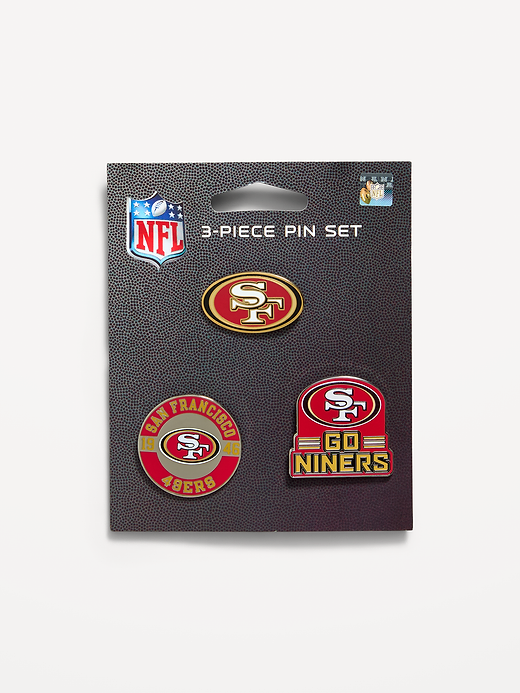 WinCraft® San Francisco 49ers 3-Pack Collector Enamel Pins - San Francisco 49ers