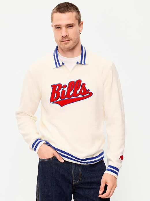 Buffalo Bills Collared Sweater for Men - Buffalo Bills