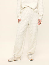 Quilted Bounce Fleece Sweatpants - Oatmeal Heather