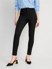 High-Waisted Pixie Skinny Ankle Pants - Black Jack