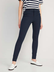 High-Waisted Pixie Skinny Pants - In the Navy