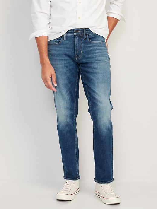 Straight 360° Tech Stretch Performance Jeans - Dark Faded