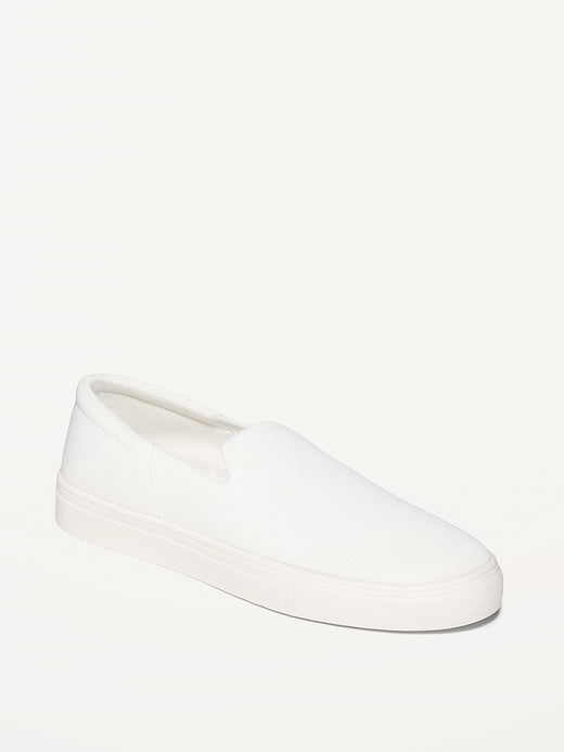 Slip-On Sneakers - Bright White