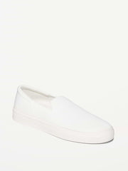 Slip-On Sneakers - Bright White