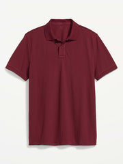 Uniform Pique Polo - Crimson Cranberry