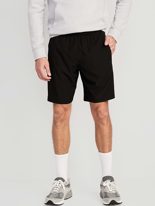 StretchTech Workout Shorts -- 9-inch inseam - Black Jack